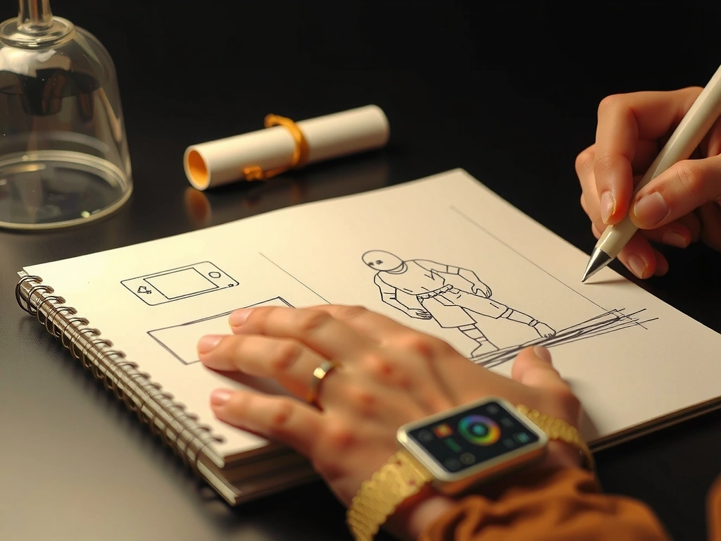 Design sketch in progress