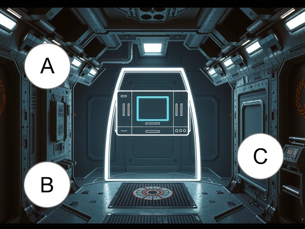 Annotated UI wireframe of Aether project showing interactive zones