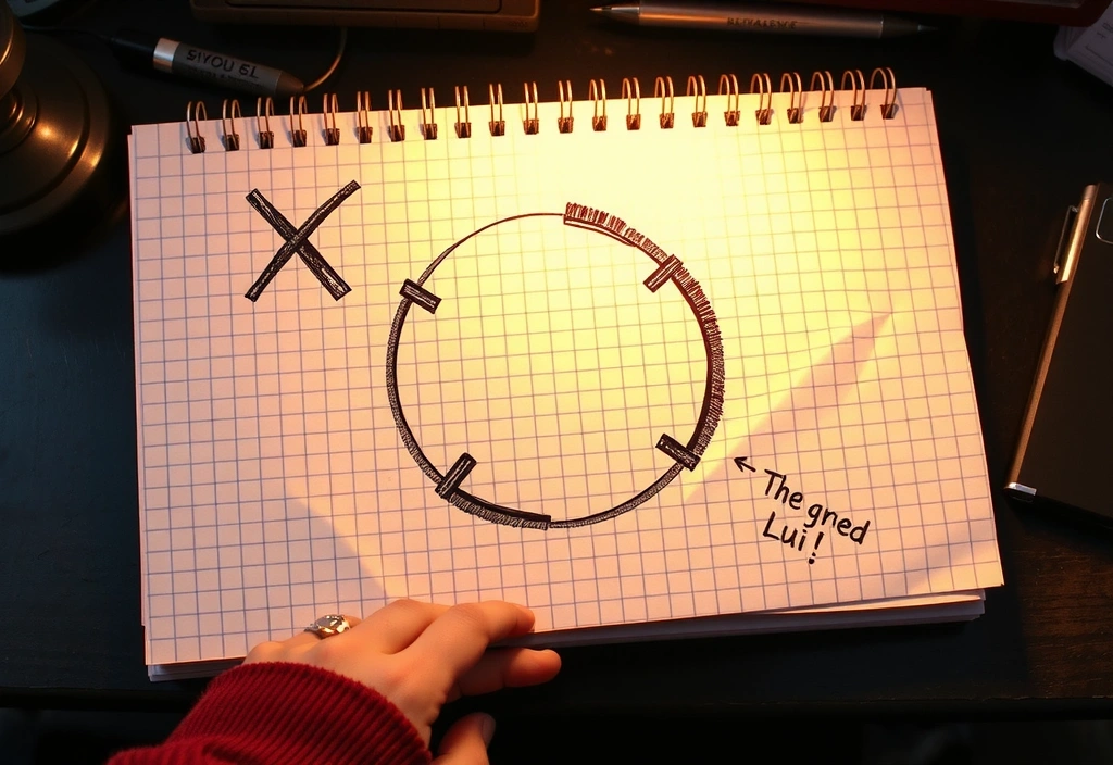 Early rejected sketch of UI design